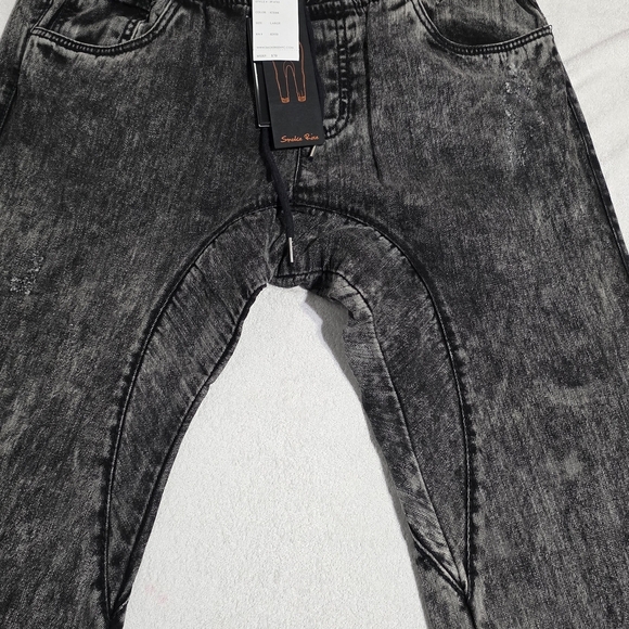 Smoke Rise Men's Charcoal Joggers - Picture 8 of 16